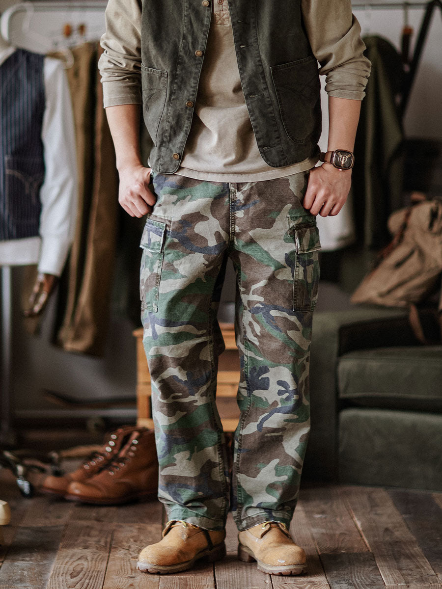 CAMOUFLAGE WORK PANTS