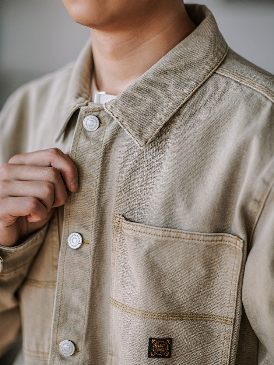 WASHED DENIM WORKSHIRT