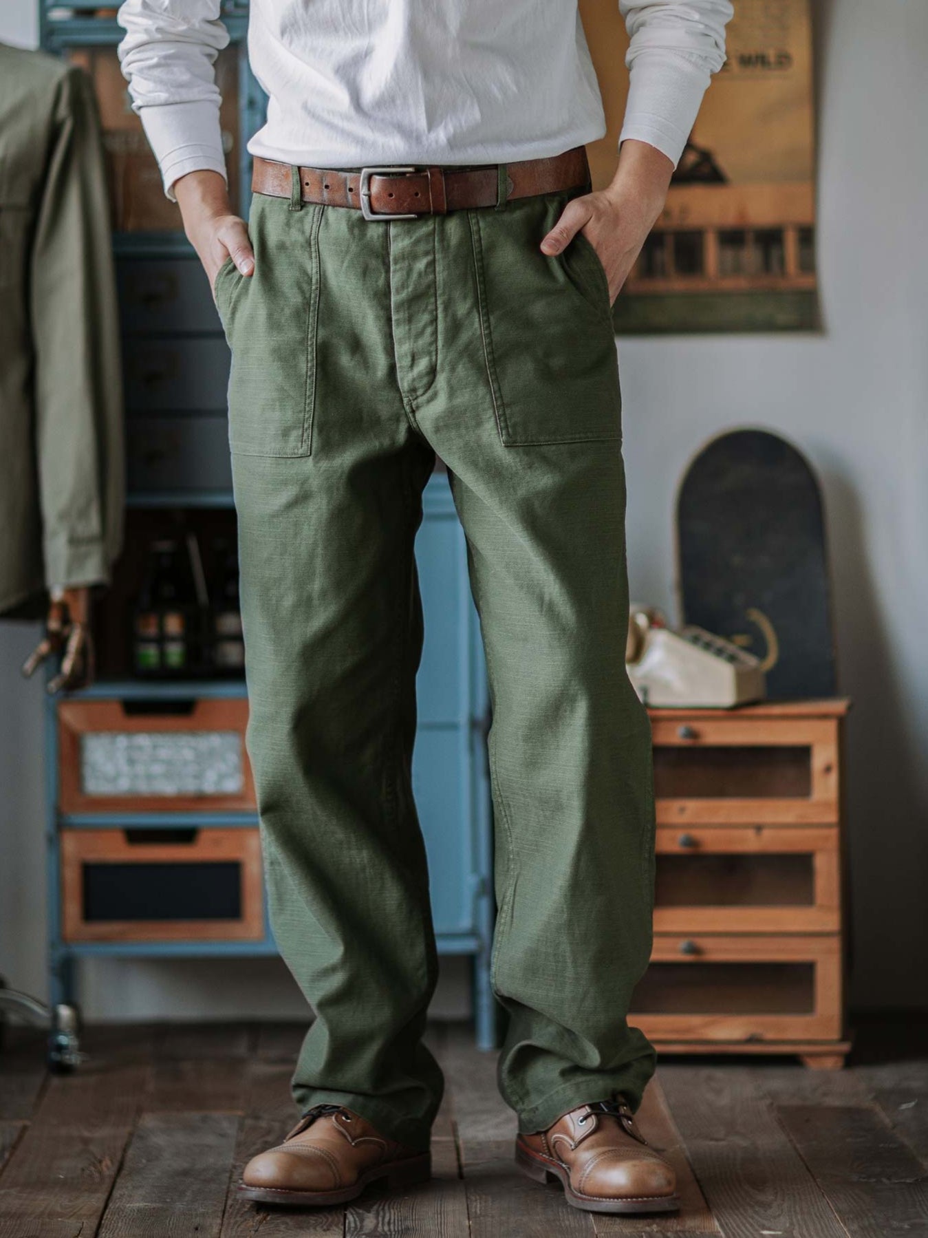 【売り切りSALE】Indigosea✯ティアードパンツ Indigosea Men's Durable Workwear & Combat Gear