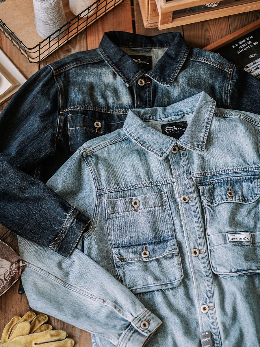 DENIM TRUCKER JACKET