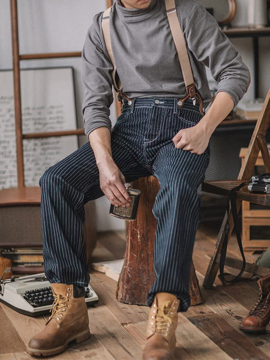 Pinstripe Selvedge Denim