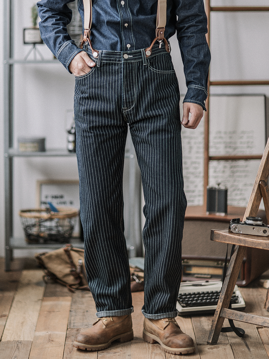 Pinstripe Selvedge Denim